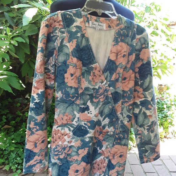 🎉 HOST PICK 🎉Paris Blues For Wet Seal Denim Snap Button Long Sleeve Dress 90s - Picture 8 of 16